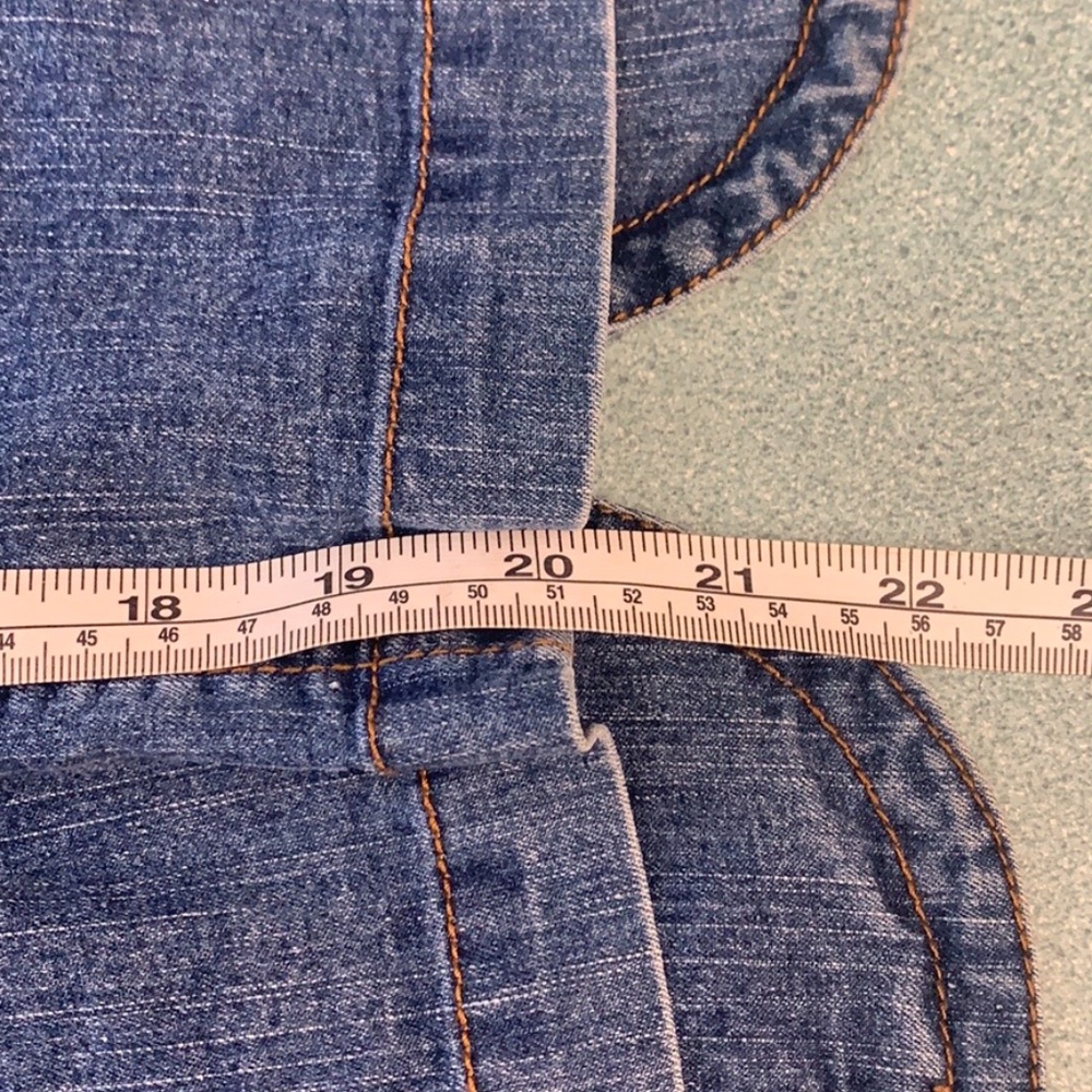 Ruby Rd. Jean Jacket Boho Embroidered Flowers - image 3